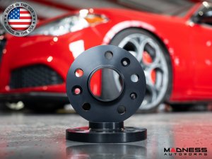 Alfa Romeo Stelvio Wheel Spacers - MADNESS - 15mm - set of 2 w/ extended bolts Alfa Romeo Stelvio Wheel Spacers - MADNESS - 15mm - set of 2 w/ extended bolts